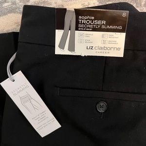 Liz claiborne black pants NWT